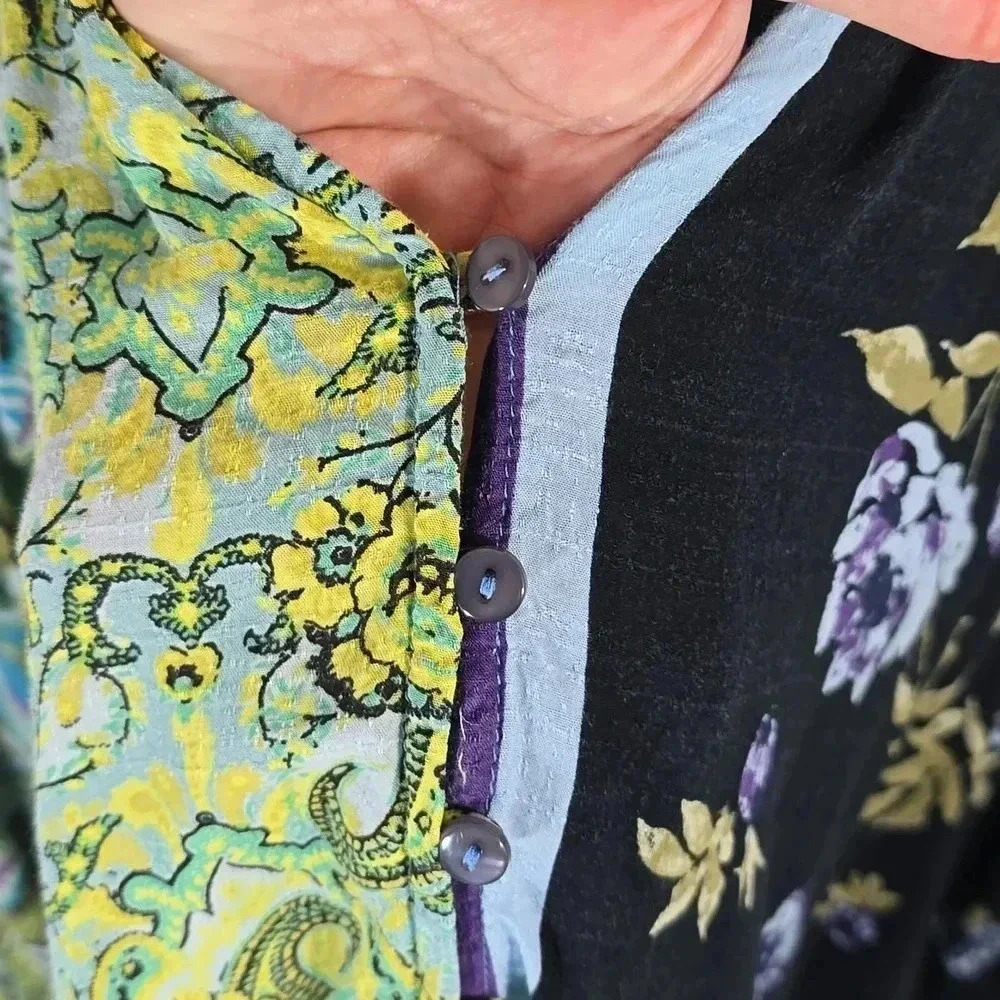 Free People Multicolor Paisley Blouse - Picture 9 of 15